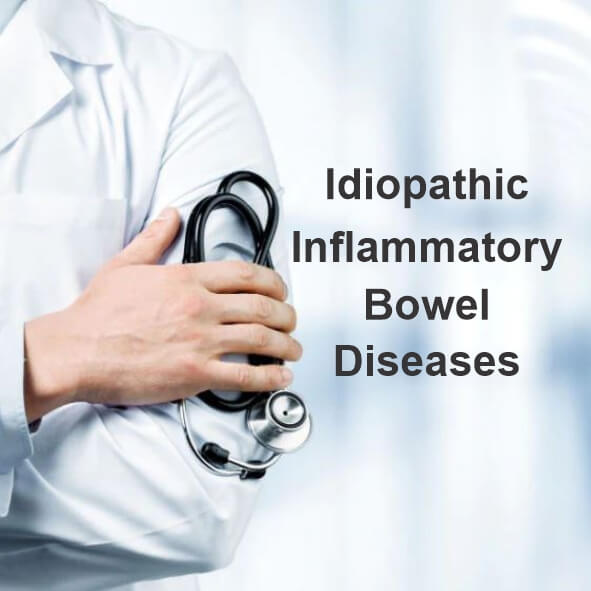 Idiopathic inflammatory bowel disease (IBD) includes ulcerative colitis (UC), Crohn's disease (CD), and gastroinstestinal (GI) involvement of Behcet's disease (BD)...